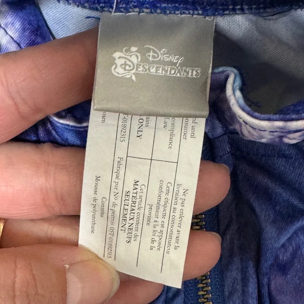 Disney Descendants Mal Girls Size Small 4-6 Costume Jacket Skirt‎ Leggings